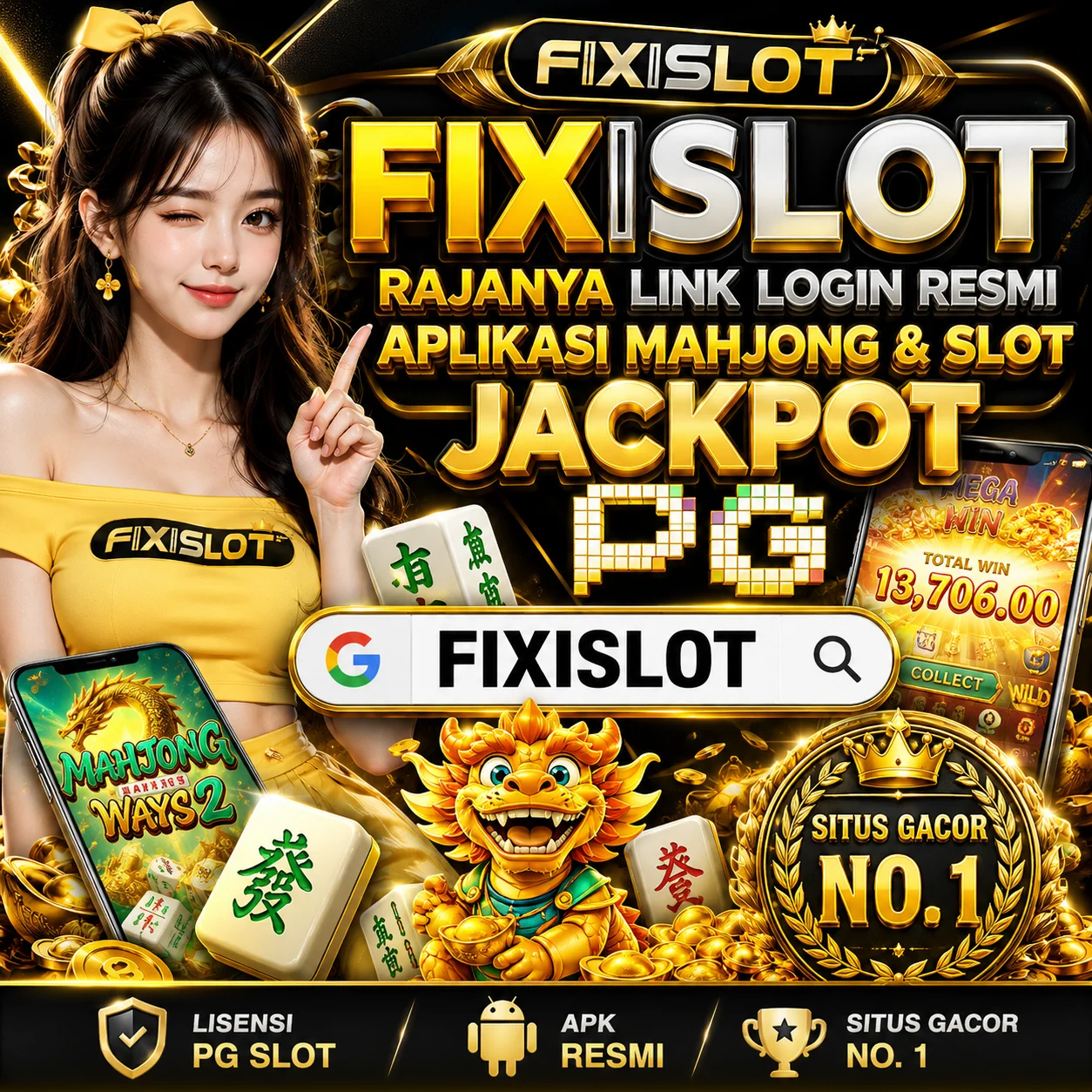 FIXISLOT | Rajanya Link Login Resmi Aplikasi Mahjong & Slot Jackpot PG